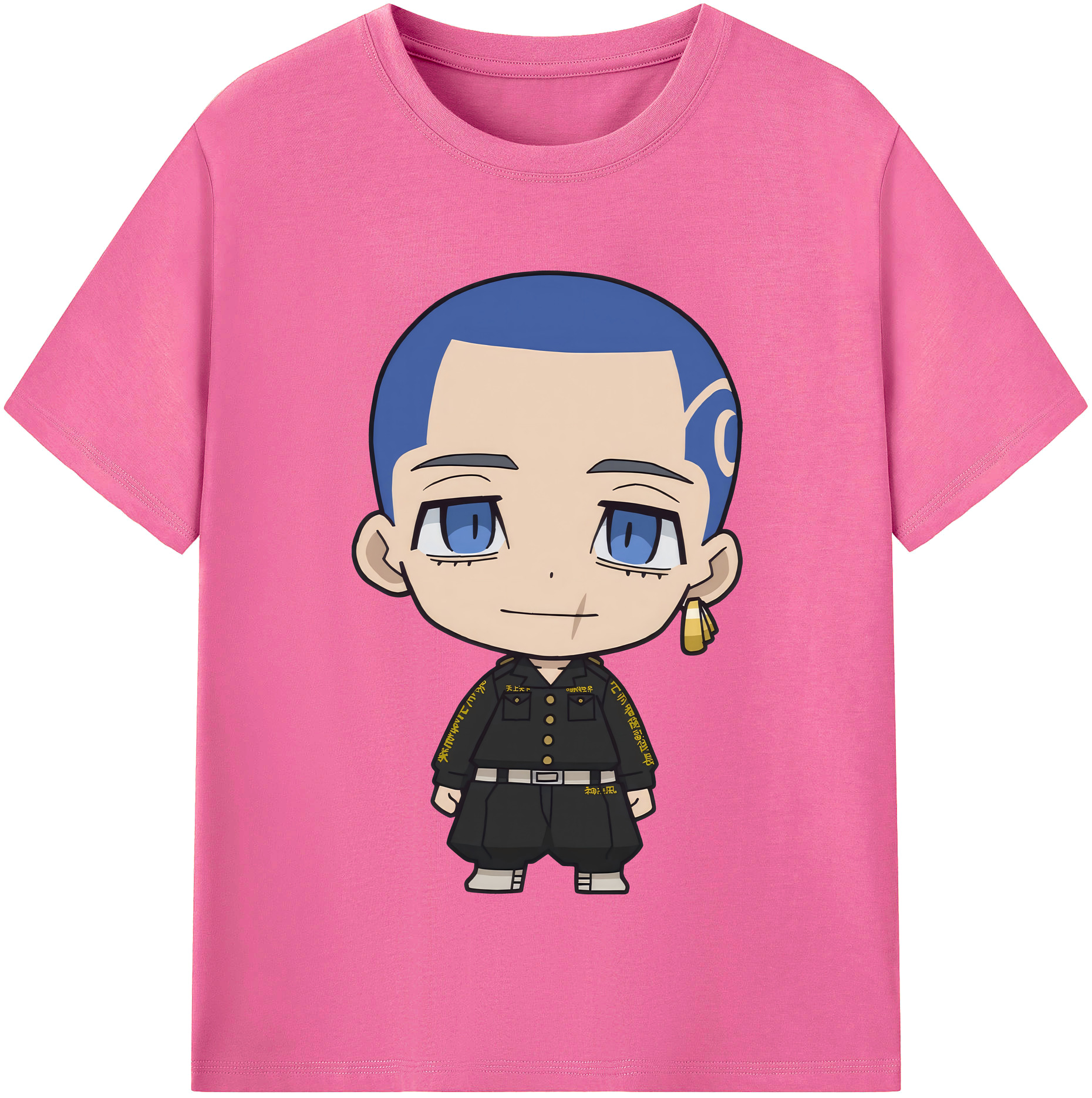 （画像用） 東京リベンジャーズ Tokyo Revengers レディースカジュアルプリントTシャツ（綿100％）
